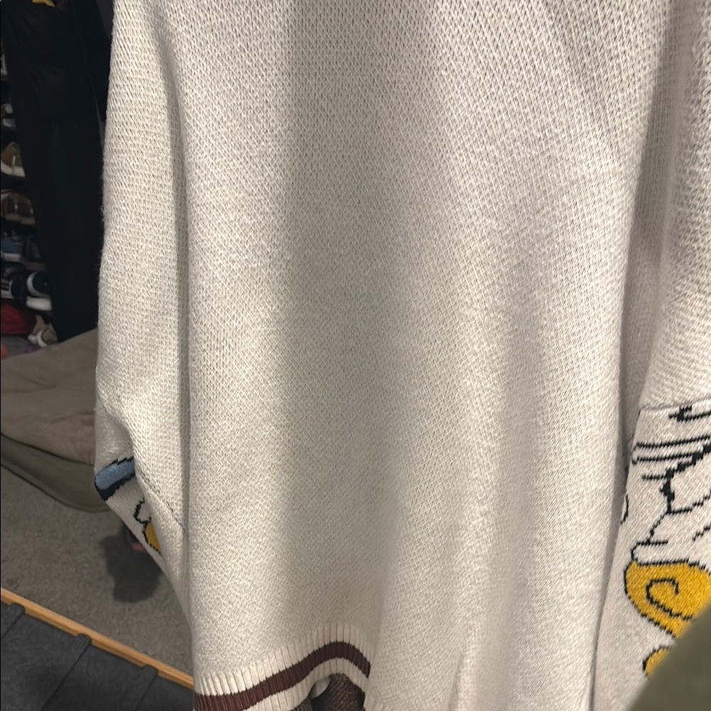 Disney Cream and Blue Donald Duck Cardigan Sweater - Picture 4 of 11